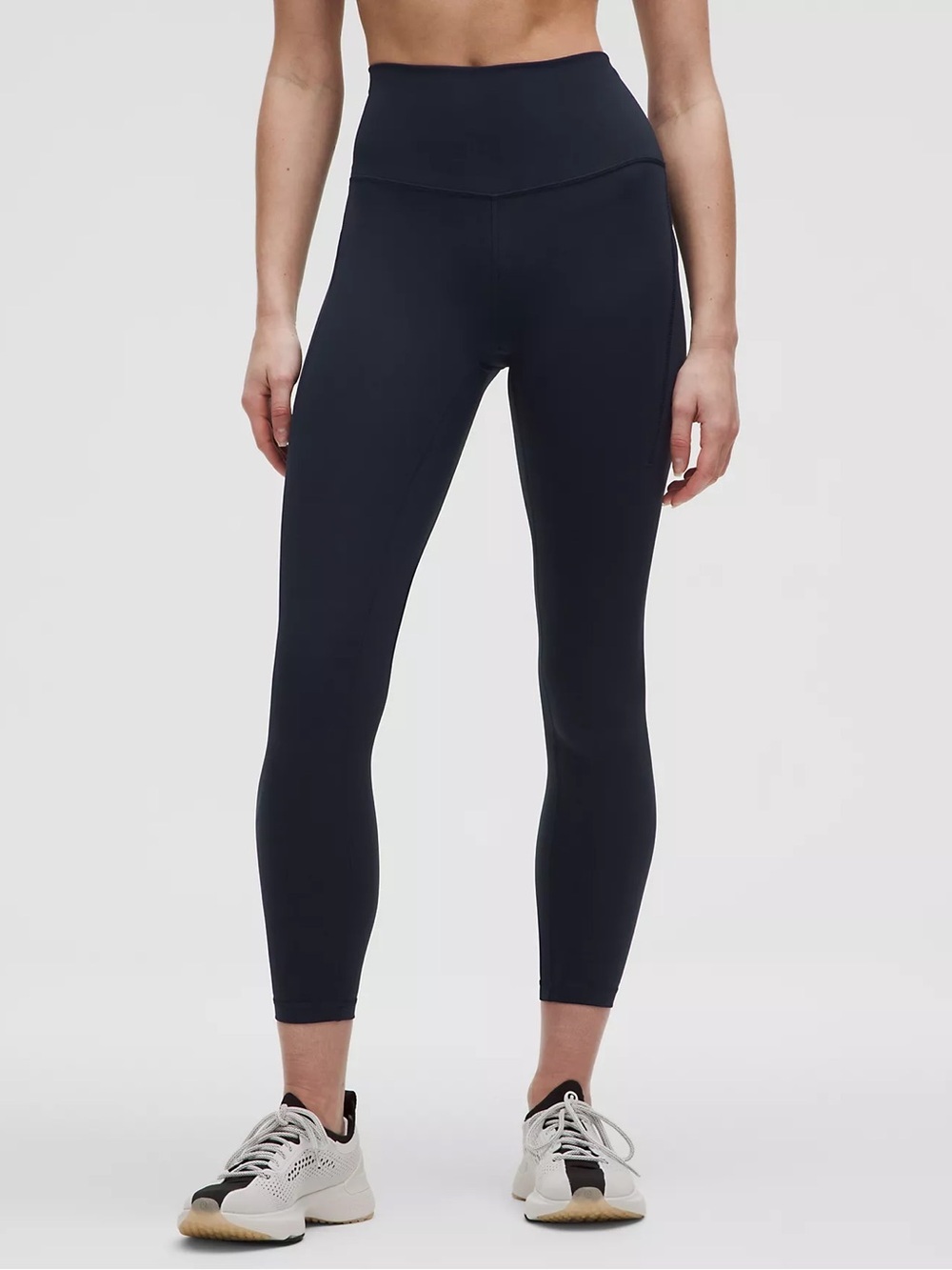 Lululemon Navy Blue Wunder Train High-Rise Leggings with Pockets 25" - US 10